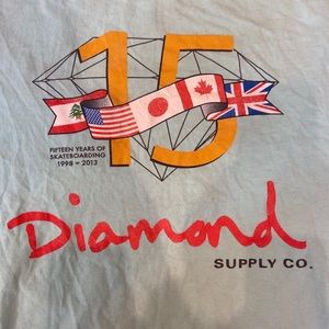 Diamond supply co. 15 year t shirt sz L